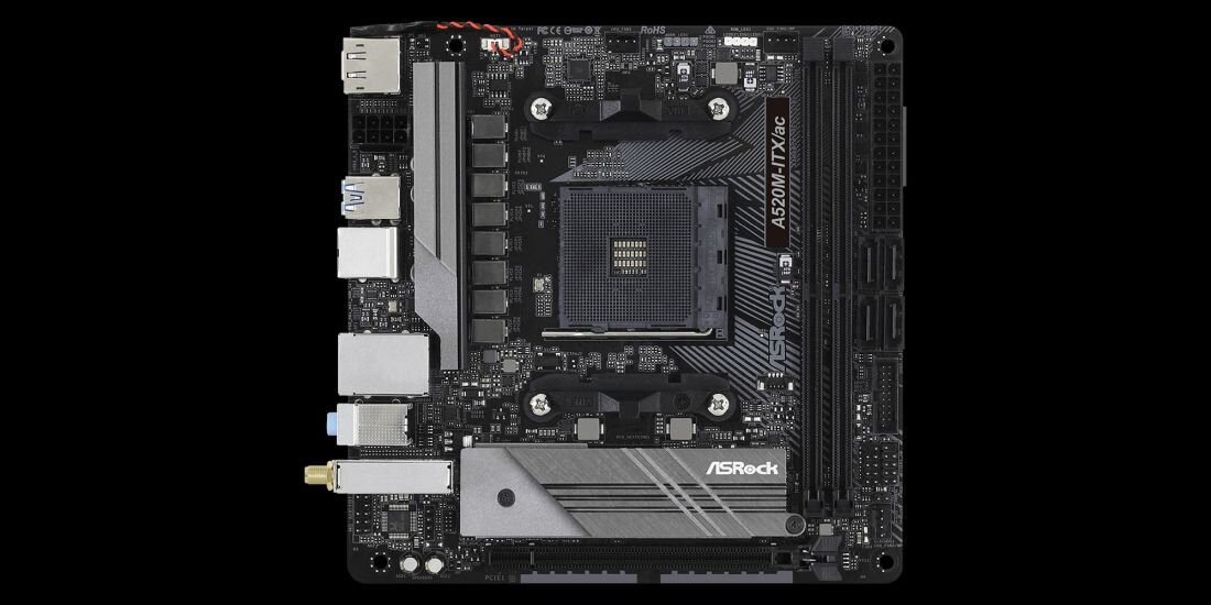 Płyta główna ASROCK A520M-ITX/ac - Płyta główna