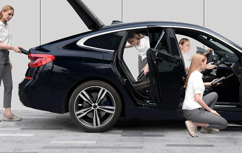 Odkurzacz ręczny BASEUS A2 Car Vacuum Cleaner CRXCQ01-01 konstrukcja obdługa bezprzewodowy