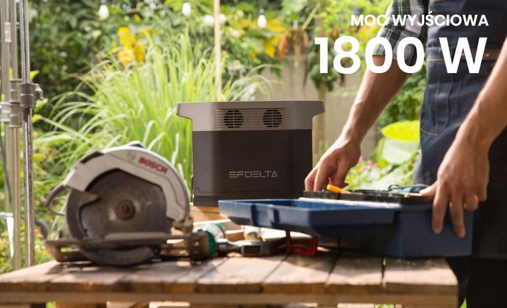 Stacja zasilania ECOFLOW Delta moc wyjściowa oświetlenie elektronarzędzia sprzęt AGD