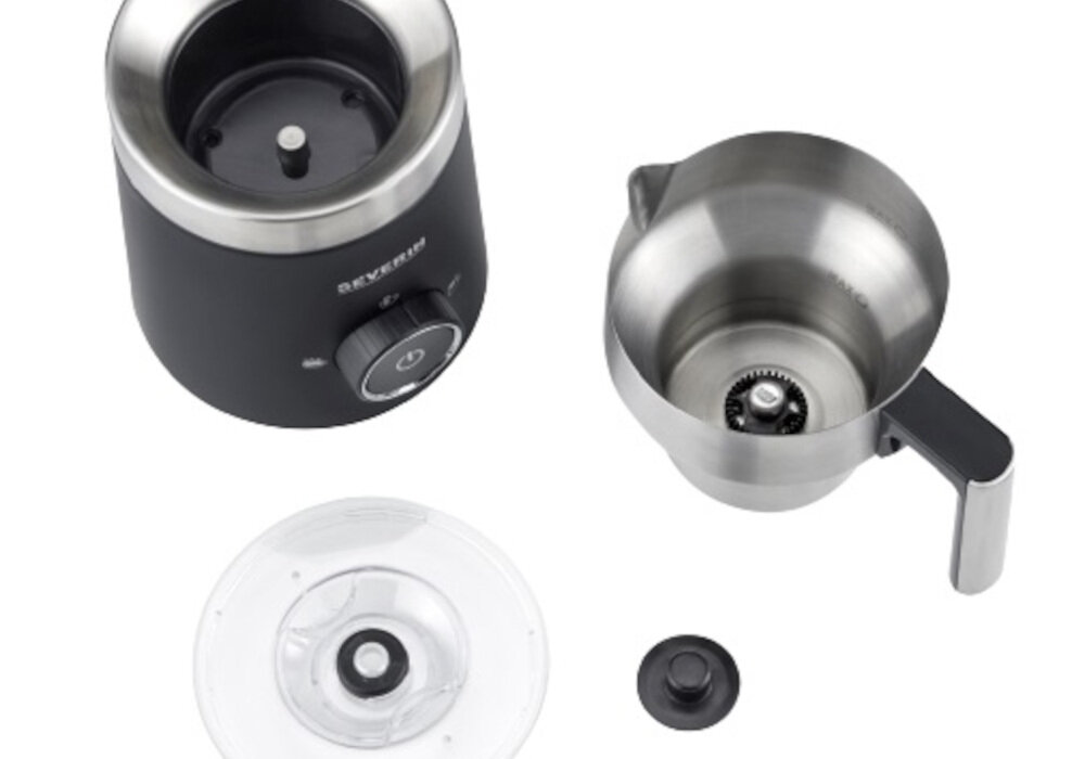 Spieniacz SEVERIN SM 3585 Puszysta pianka spienianie mleka w ilości 120–260 ml lekką i kremową strukturę kawa