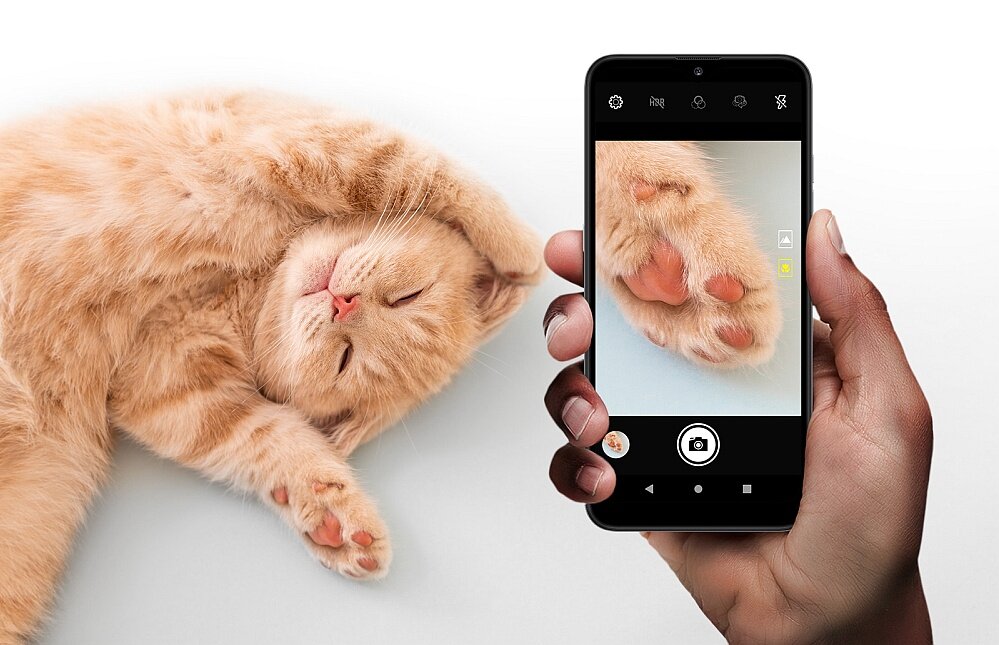 SMARTFON LG K22 zdjęcia aparat obiektyw rozdzielczość matryca fotografia makro portret