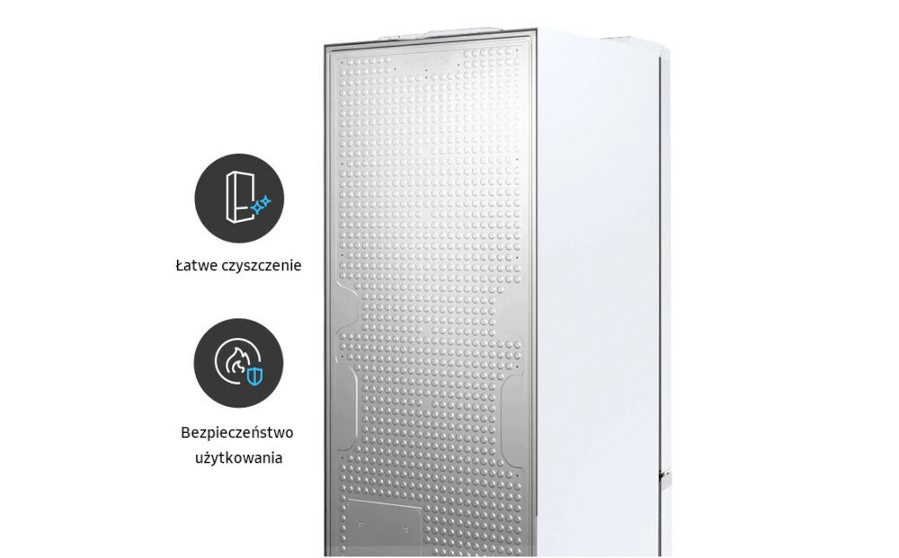 Lodówka SAMSUNG RB38T672CWW Nofrost Biała clean back