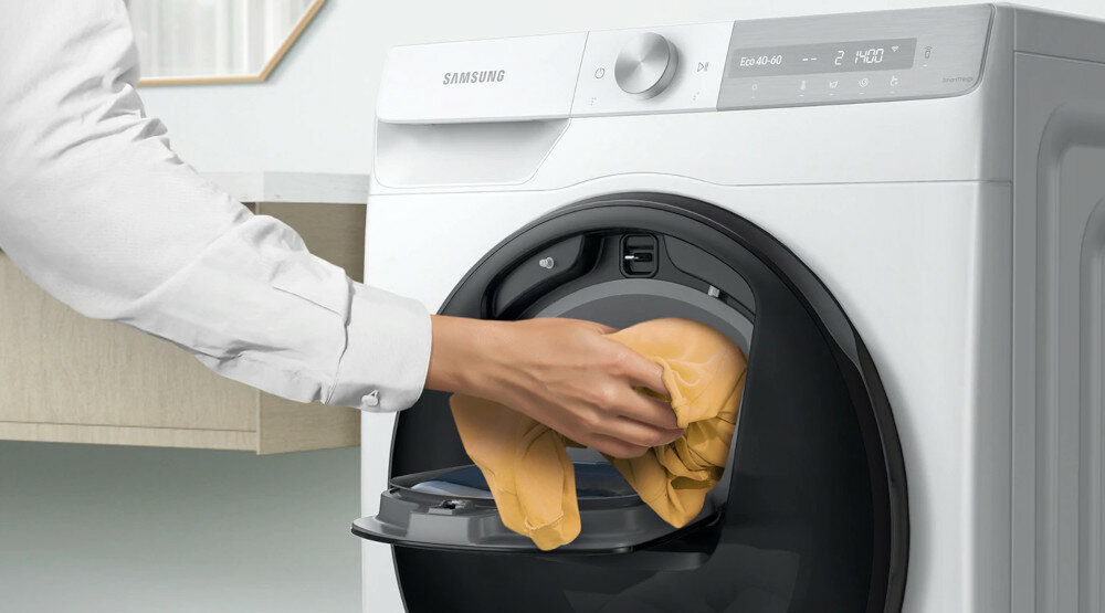 Pralka SAMSUNG WW90T754ABH dodatkowe drzwi dorzucanie ubrań