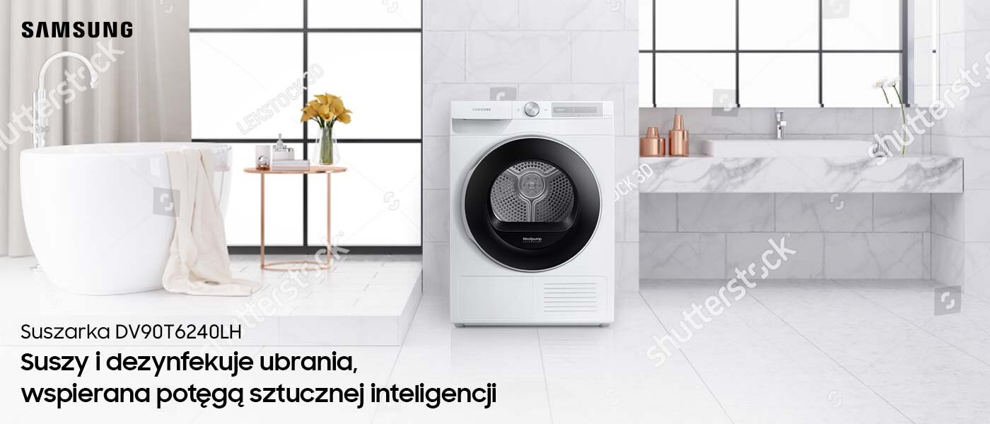 Innowacyjna suszarka Samsung DV90T6240LH Innowacyjna suszarka Samsung DV90T6240LH