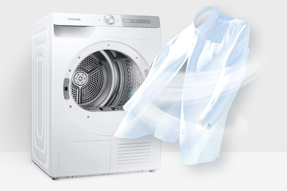 Biała suszarka z funkcją AirWash Biała suszarka z funkcją AirWash
