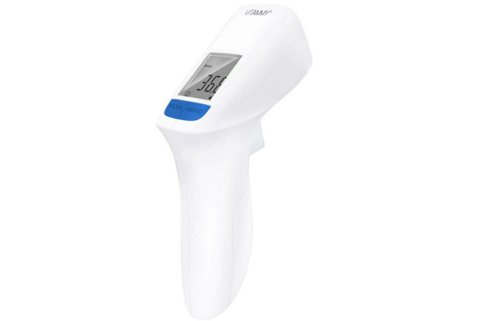 VITAMMY-Flash-HTD8816C termometr technologia intensywne pomiary kształt pistolet szybka interpretacja wynik komfort szybkość pamięć