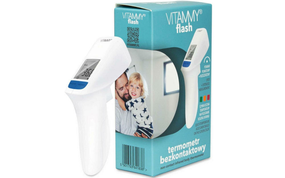 VITAMMY-Flash-HTD8816C zestaw urządzenie instrukcja karta gwarancyjna