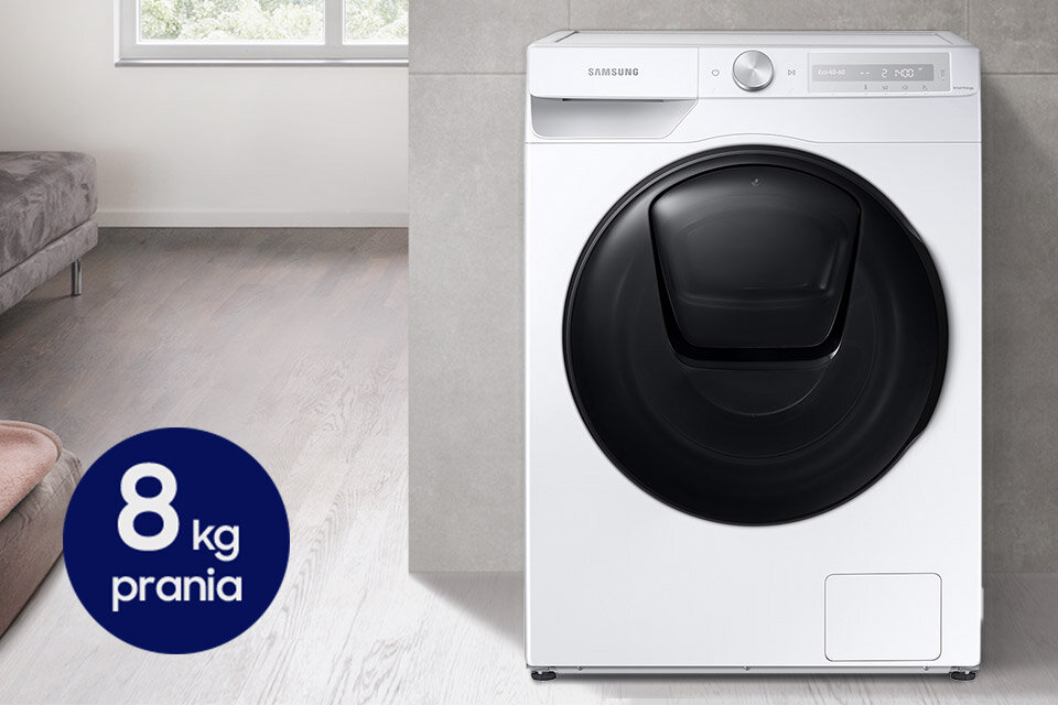 Załadunek do 8kg WD80T654DBH Załadunek do 8kg WD80T654DBH