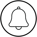 Ikona klasycznego dzwonka