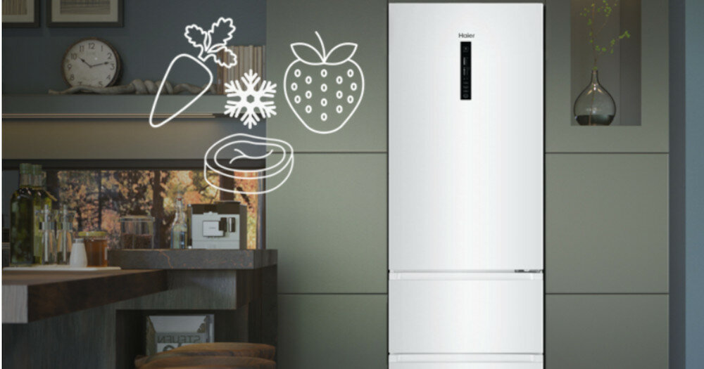 LODÓWKA HAIER HTR3619FNMN