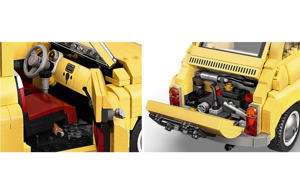 LEGO Creator Fiat 500 10271 kreatywna zabawa klocki bez zasilania klasyczna zabawa wysoka jakość lego wielogodzinna zabawa model niezwykle dopracowany