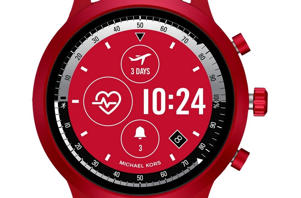 Smartwatch MICHAEL KORS MK GO ekran bateria funkcje sport zdrowie pasek odporny 