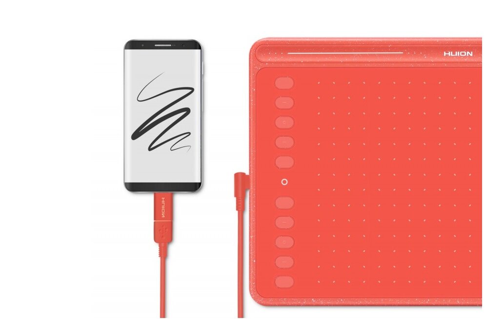 TABLET GRAFICZNY HUION HS611 współpraca z Android
