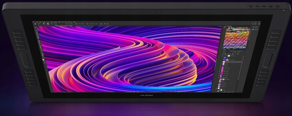 Tablet graficzny HUION Kamvas Pro 24 - klawisze skrótów