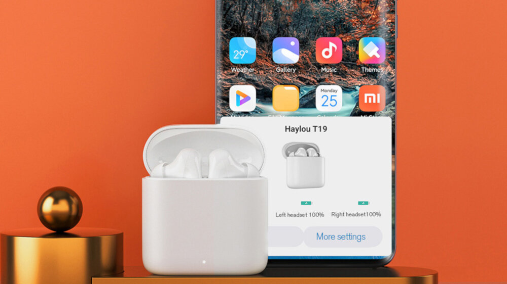 słuchawki dokanałowe XIAOMI Haylou T19 - aplikacja mobilna