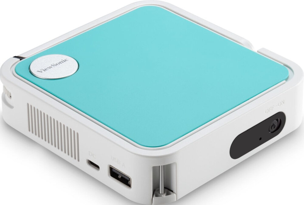 Projektor VIEWSONIC M1 Mini funkcjonalne złącza wejście HDMI wejście D-Sub 15pin wejście liniowe audio pojedyncze złącze USB lekki 300 gram