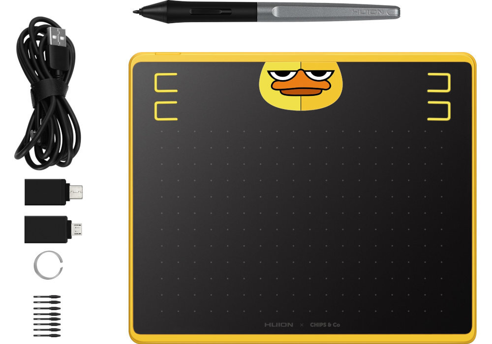 Tablet graficzny HUION HS64 Special Edition gra rozgrywka OSU kompatybilność podpisy funkcje