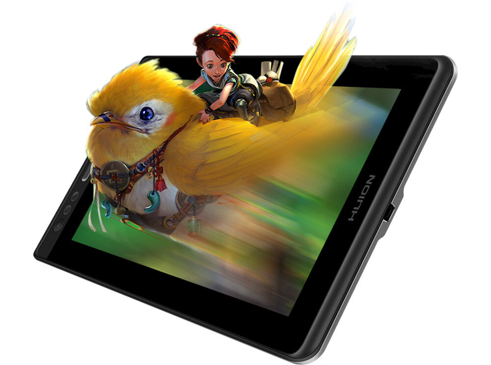 Tablet graficzny HUION Kamvas Pro 12 matryca rozdzielczość kolory paleta barwy pokrycie sRGB