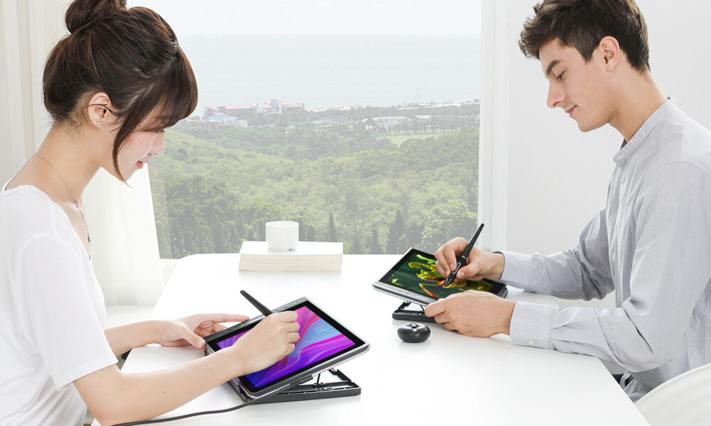 Tablet graficzny HUION Kamvas Pro 12 przeznaczenie działanie cechy zalety wymiary wielkość waga