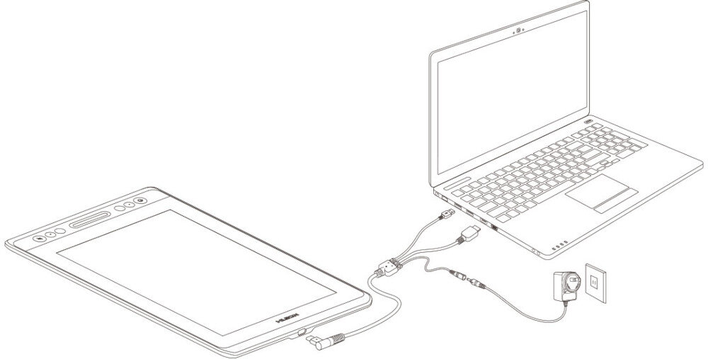 Tablet graficzny HUION Kamvas Pro 12 kompatybilność podłączenie programy przeznaczenie system port