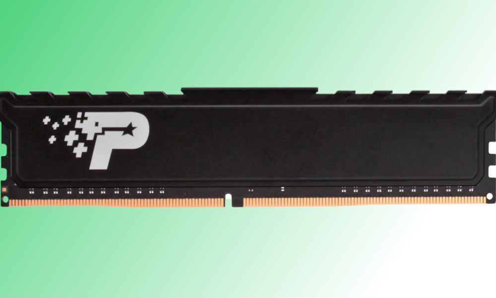 Pamięć RAM PATRIOT Signature Premium 16GB 2666MHz PMIC napięcie moc DDR5 energia układ zarządzanie