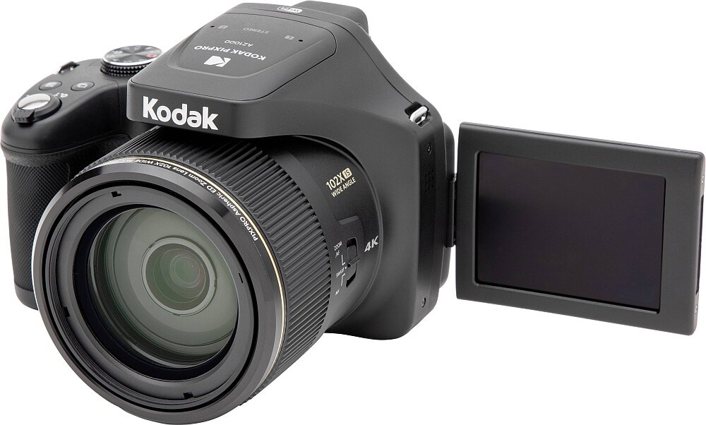 Aparat KODAK Pixpro AZ1000 zoom rozdzielczość bateria stabilizacja zoom af przysłona obiektyw makro ogniskowa