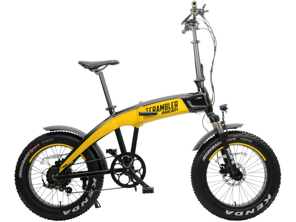 Rower elektryczny DUCATI Scrambler SCR-E 20 wyglad