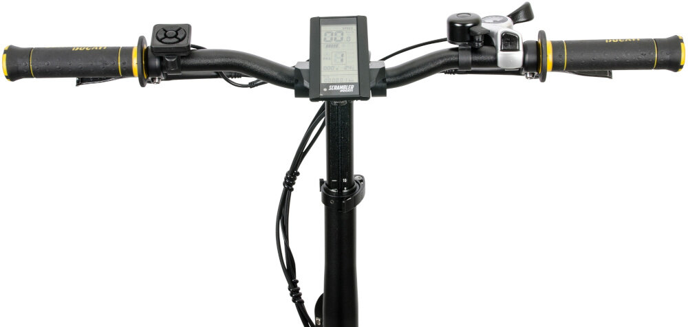 Rower elektryczny DUCATI Scrambler SCR-E 20 wodoodporny wyswietlacz LED