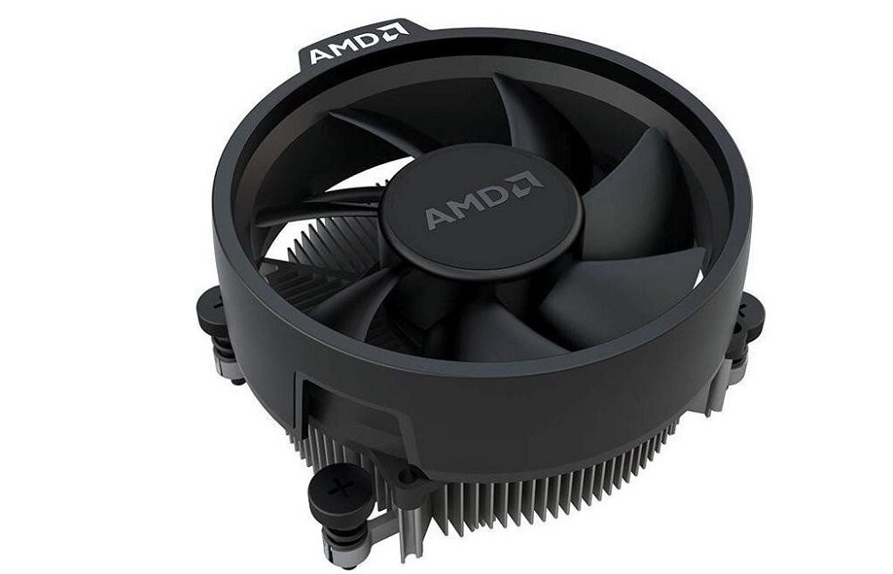 Procesor AMD Ryzen 5 3500X - układ chłodzenia wentylator Wraith Stealth rozpiętość 92 milimetry cichy 1200 obrotów na minutę