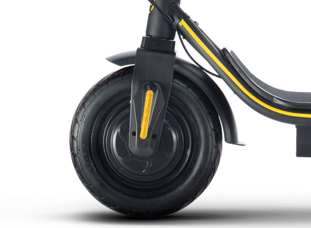 Hulajnoga elektryczna DUCATI Scrambler City Cross-e koła 10 cali grube opony pneumatyczne zdolne do absorbowania wszelkich drgań