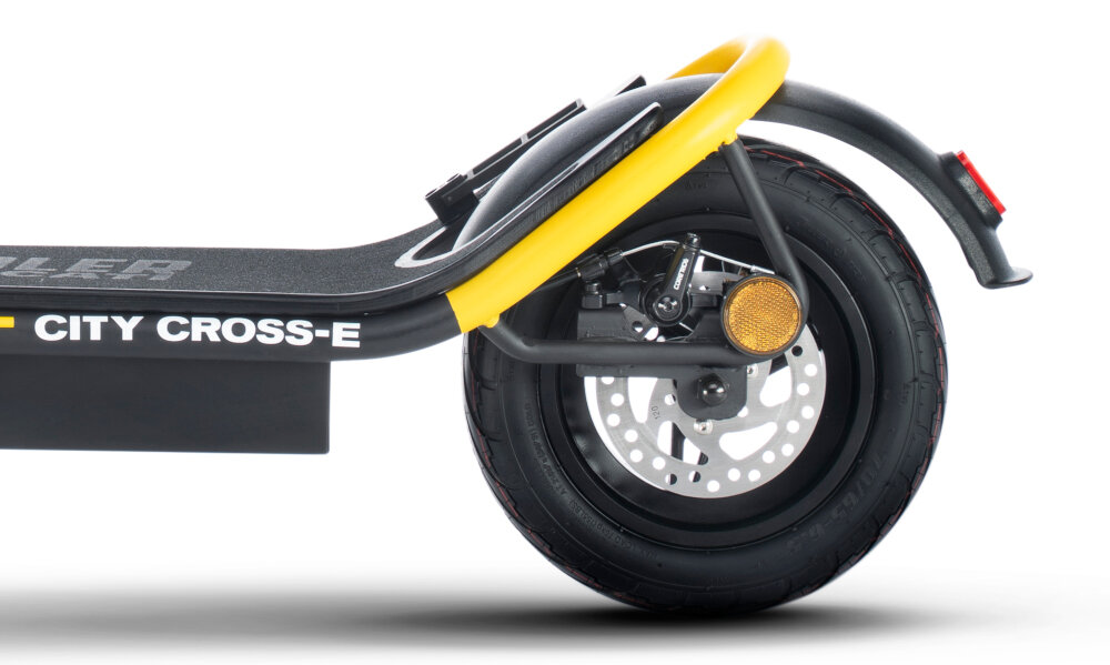 Hulajnoga elektryczna DUCATI Scrambler City Cross-e przedni hamulec elektryczny tylny hamulec tarczowy