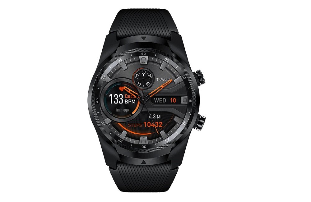 SMARTWATCH TICWATCH PRO 4G LTE BLACK GPS prosta obsługa