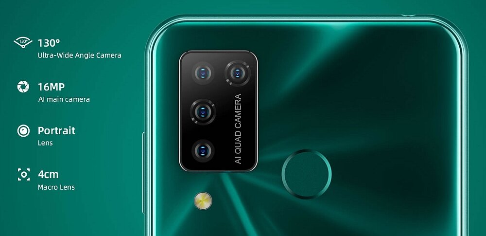 Smartfon DOOGEE N20 Pro aparaty matryca obiektyw rozdzielczość makro szerokokątny