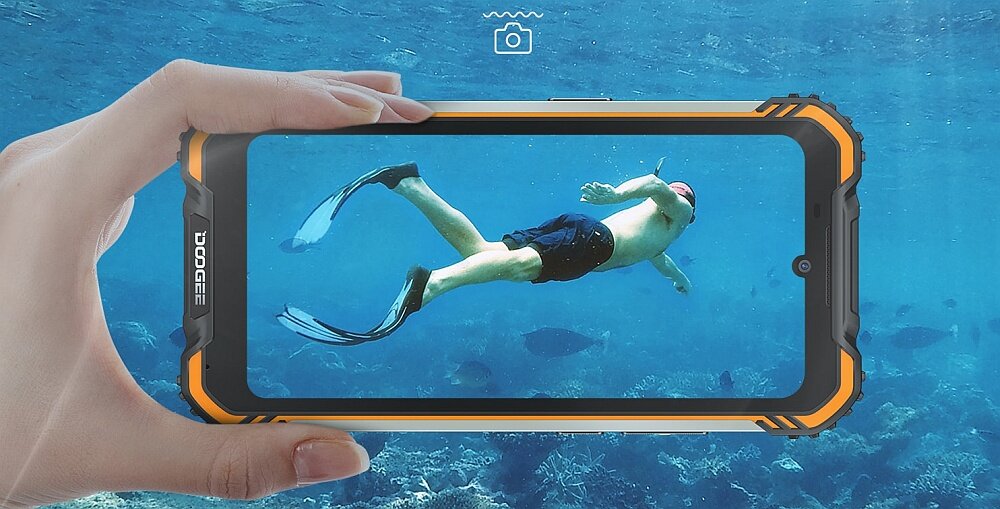 Smartfon DOOGEE S58 Pro podwodne zdjęcia fotografia nurkowanie pływanie