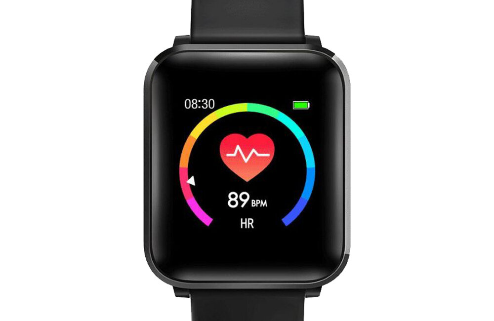 Smartwatch BLITZWOLF BW-HL1 czarny wykonanie stylizacja sylwetka