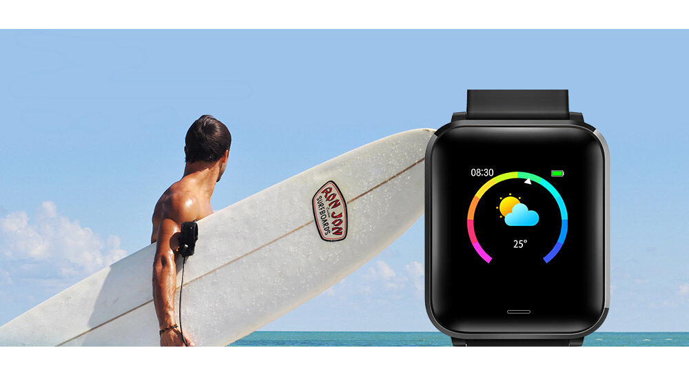Smartwatch BLITZWOLF BW-HL1 czarny pogoda