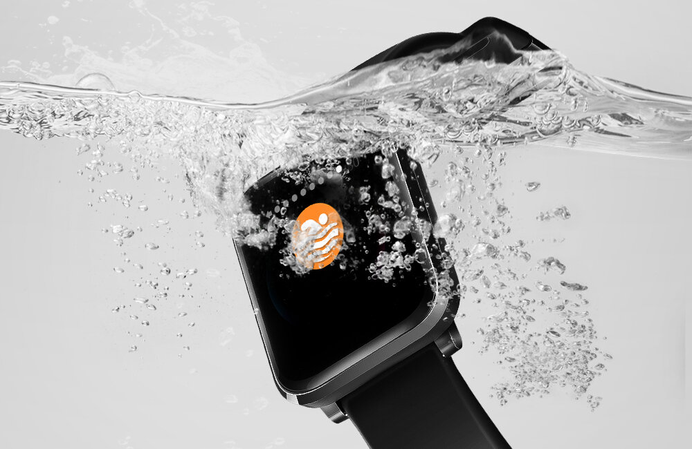 Smartwatch BLITZWOLF BW-HL1 czarny wodoodporny inteligentny zegarek