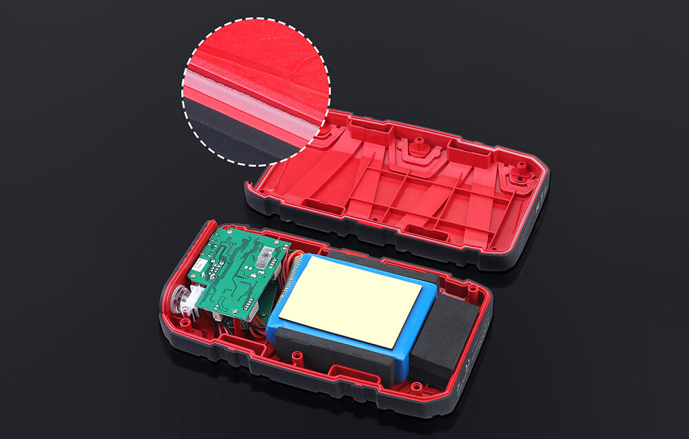 BLITZWOLF Jump Starter BW-JA1 zabezpieczenia przepięciami, przegrzaniem, zwarciem proste w obsłudze kable rozruchowe - powerbank od wewnatrz