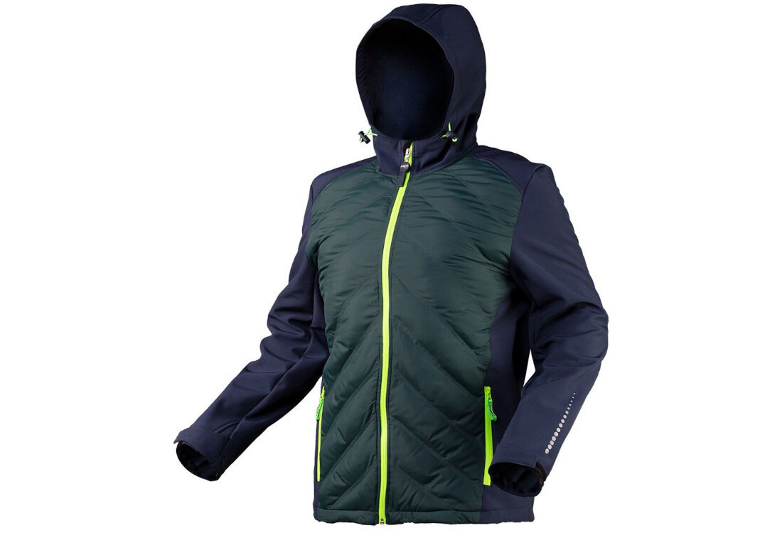 Kurtka robocza NEO 81-559-XL (rozmiar XL) wygląd na białym tle prezentacja bok