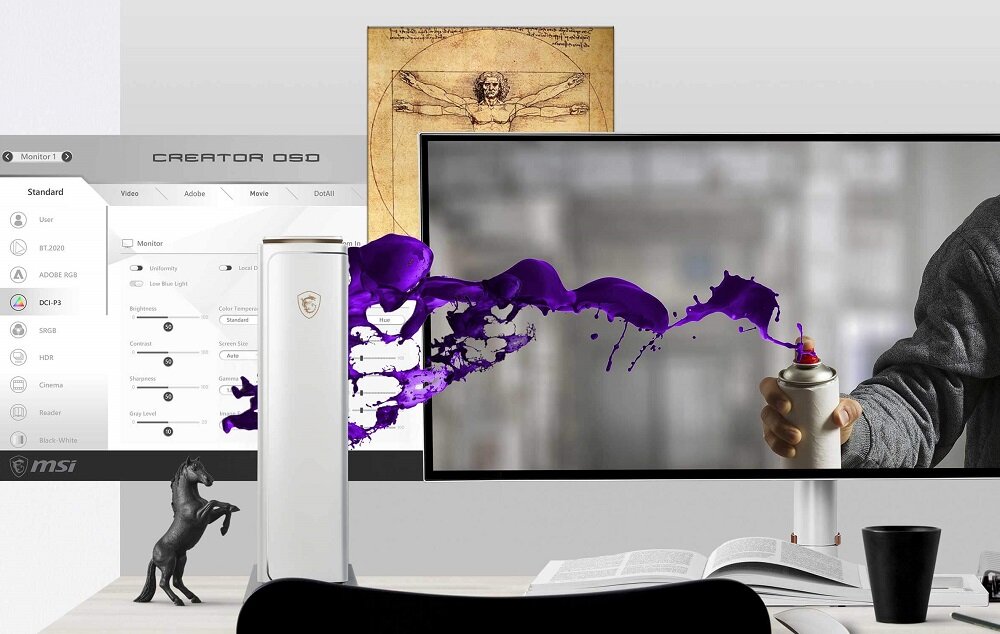 Komputer MSI Creator P100A - wygląd ogólny parametry techniczne wydajność 