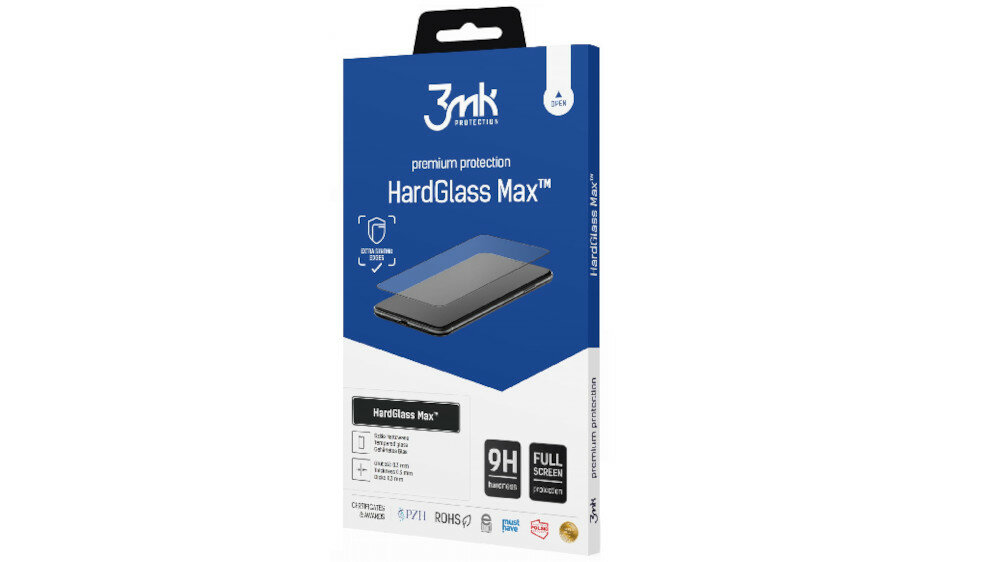 SZKŁO HARTOWANE 3MK HardGlass Max twardość wytrzymałość odporne redukcja tarcia miły dotyk odporność na ślady