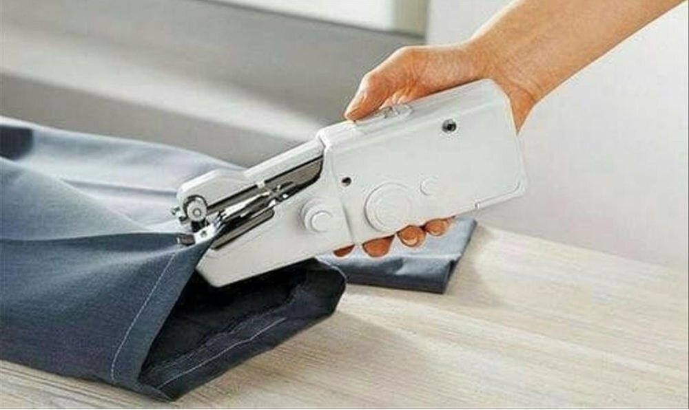 Maszyna do szycia VERK GROUP Handy Stitch szybkie przeróbki niewielkie rozmiary dla osób początkujących natychmiastowe rozwiązanie krawieckie