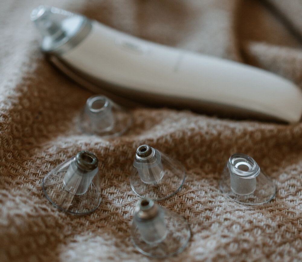 Mikrodermabrazja diamentowa B-Derma Basic specyfikacja zestaw tryby funckej glowice filtry zasilanie