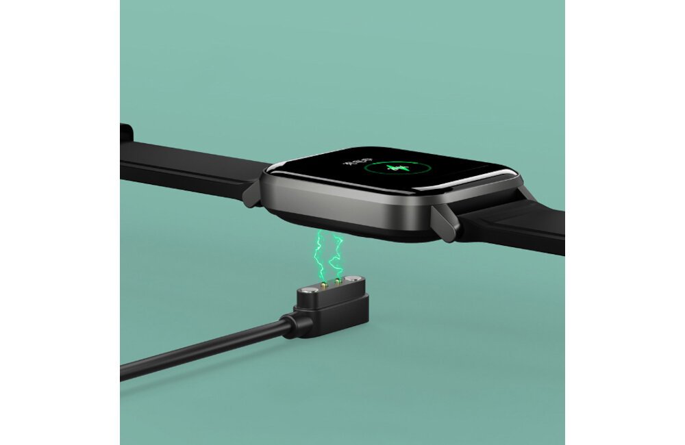 Smartwatch HAYLOU LS02 czarny bateria wygląd lekki