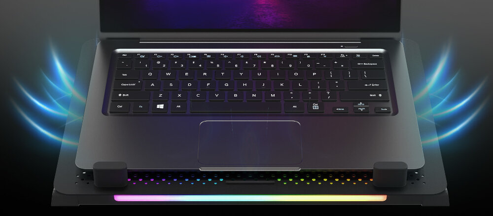 Podstawka chłodząca GENESIS Oxid 450 RGB WYSOKA JAKOŚĆ WYKONANIA SKUTECZNE OBNIŻENIE TEMPERATURY PODZESPOŁÓW