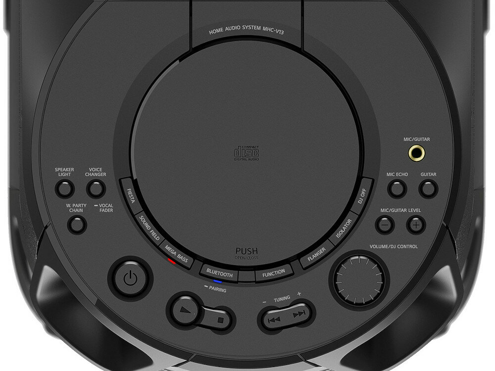 Power audio SONY MHCV13 Czarny czytnik plyt cd
