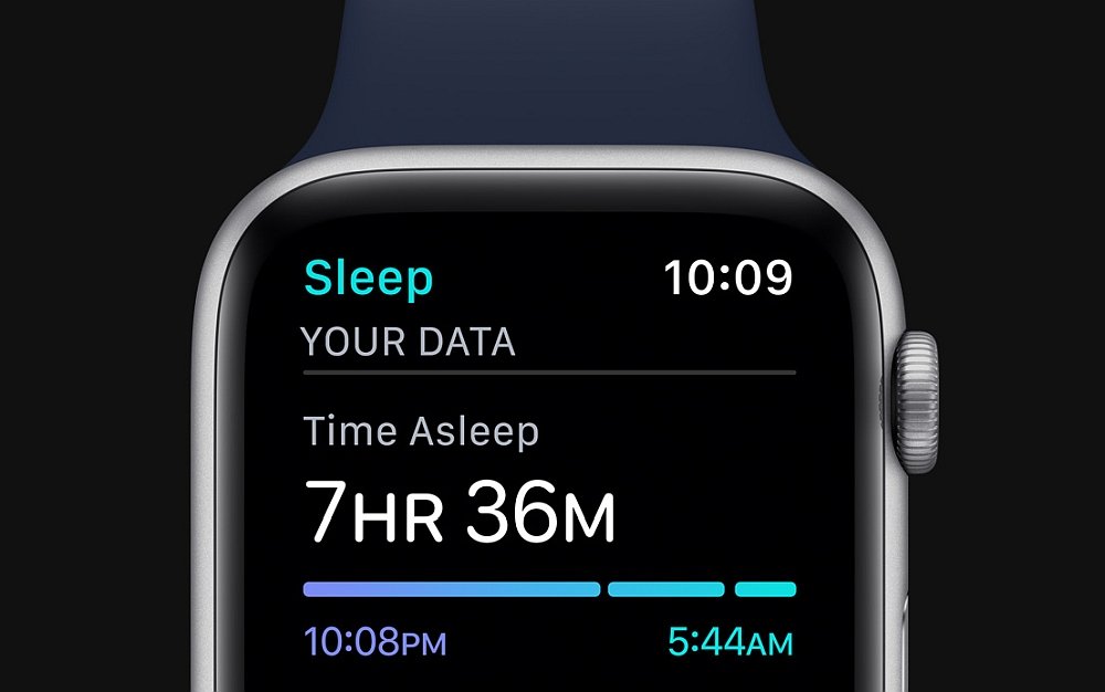 Apple Watch Series 6 sen spanie monitor snu fazy