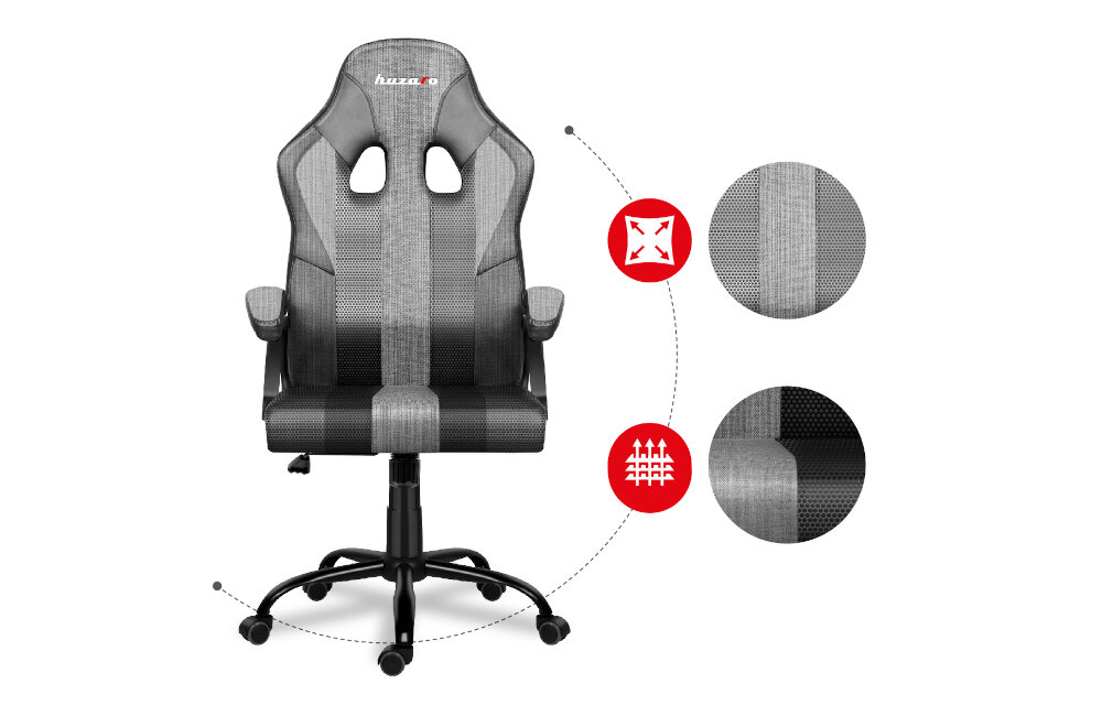 Fotel HUZARO Force 3.0 tapicerka czyszczenie
