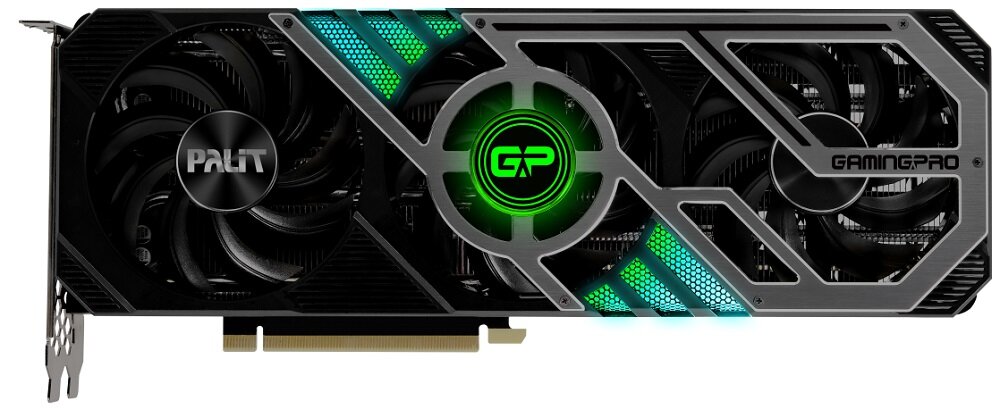 Karta graficzna PALIT GeForce RTX 3080 Gaming Pro 10GB - wydajność i styl nowoczesny wygląd ARGB panel LED Thundermaster aktywny układ chlodzenia