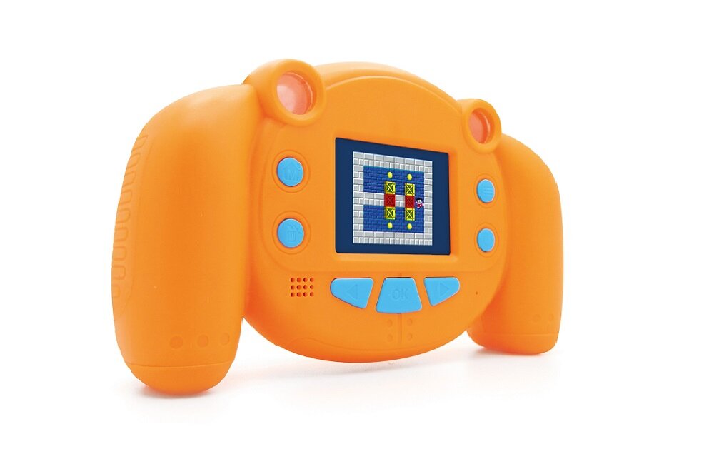 APARAT CYFROWY KIDDYPIX ROBOZZ Ergonomiczny kształt niewielka waga wysoka rozdzielczość 5 megapikseli wbudowany mikrofon nagrywanie filmów kolorowy wyświetlacz samowyzwalacz